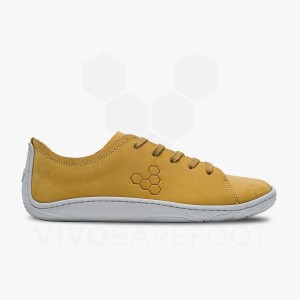 Vivobarefoot Addis Women's Lifestyle Shoes Mustard | SG139DO