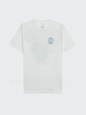 Vivobarefoot Finisterre Women's T Shirts White | SG105LQ