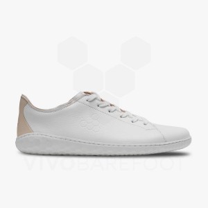 Vivobarefoot Geo Court III Women's Lifestyle Shoes White / Pink | SG146WH