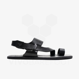 Vivobarefoot Opanka Sandal Women's Lifestyle Shoes Black | SG134IR