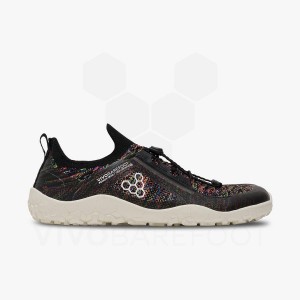 Vivobarefoot Primus Trail Knit FG Men's Hiking Shoes Black | SG430YF