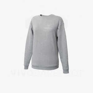 Vivobarefoot Rapanui Sport Women's Sweatshirt Grey | SG090AS