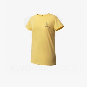 Vivobarefoot Rapanui Sport Women's T Shirts Yellow | SG093XG