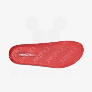 Vivobarefoot Thermal Women's Insoles Red | SG106KW