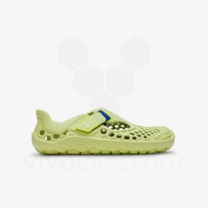 Vivobarefoot Ultra Bloom Kids' Sandals Light Green | SG005HT