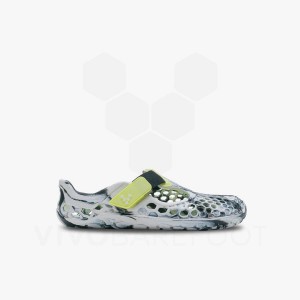 Vivobarefoot Ultra Bloom Kids' Sandals Obsidian / White | SG006GY