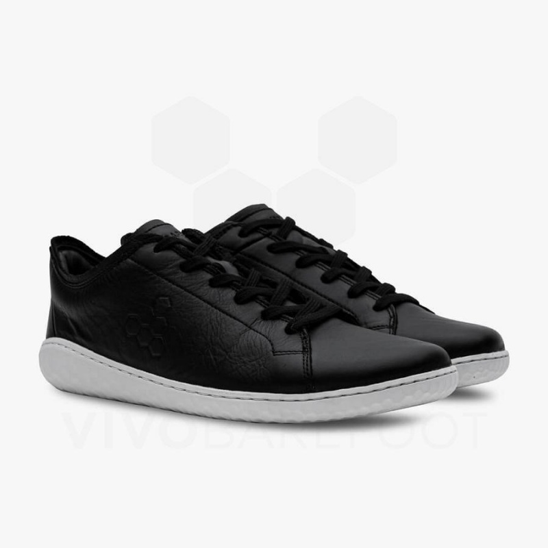 Vivobarefoot Geo Court III Men's Lifestyle Shoes Obsidian | SG317HT