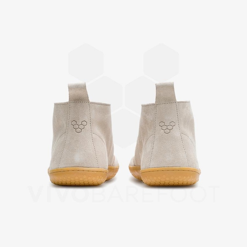 Vivobarefoot Gobi III Suede Men's Lifestyle Shoes Beige | SG299ZD