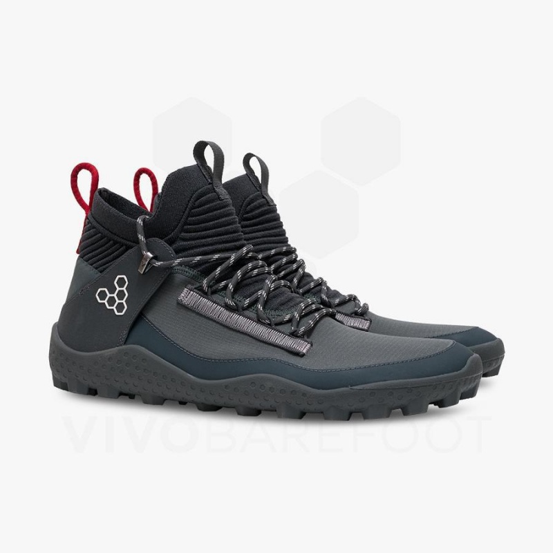 Vivobarefoot Magna Lite WR SG Men's Hiking Shoes Grey | SG438QC