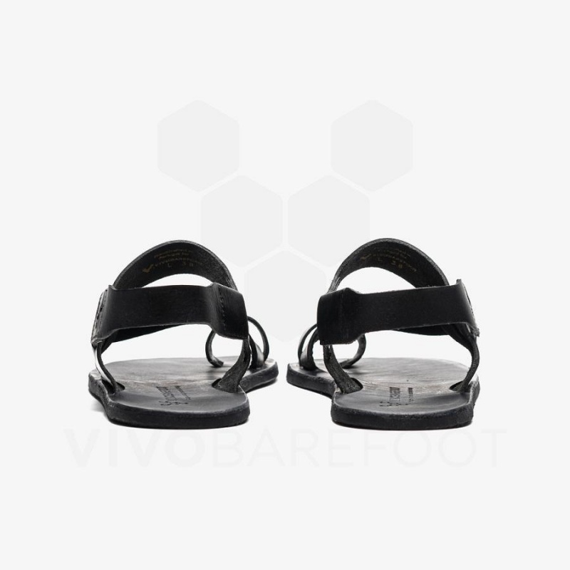 Vivobarefoot Opanka Sandal Women's Lifestyle Shoes Black | SG134IR