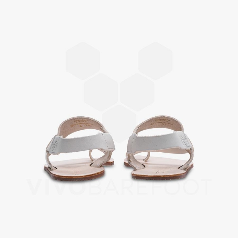 Vivobarefoot Opanka Sandal Women's Lifestyle Shoes White | SG133JE