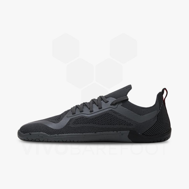 Vivobarefoot PREORDER 'PRIMUS LITE KNIT JJF' Women's Road Running Shoes Obsidian / Dark Grey | SG211JE