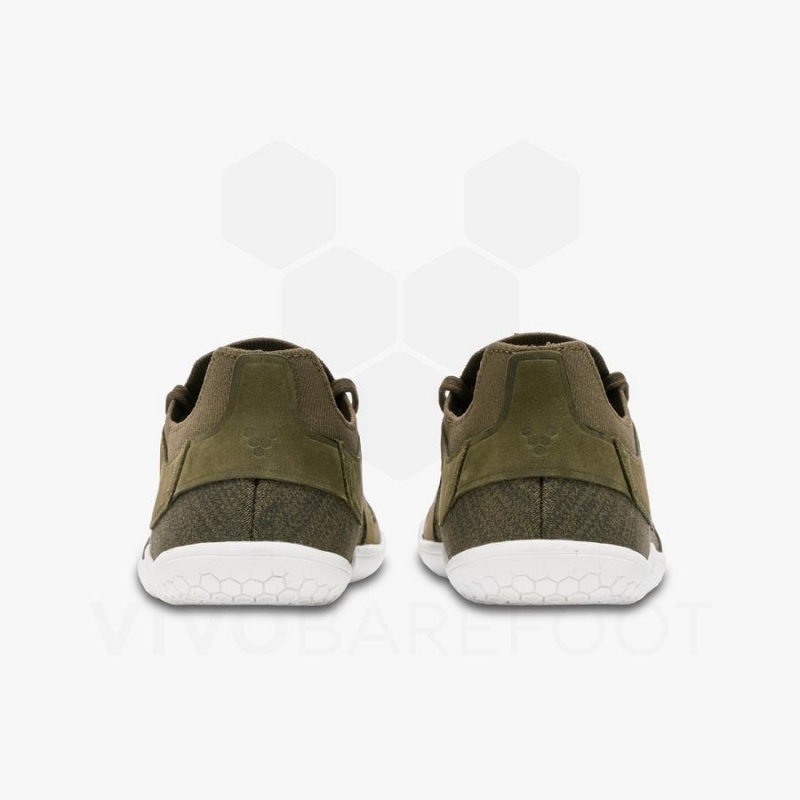 Vivobarefoot Primus Asana II Men's Lifestyle Shoes Olive | SG304UK