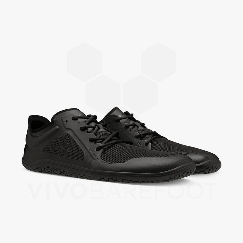 Vivobarefoot Primus Lite III Men's Road Running Shoes Obsidian | SG395HT