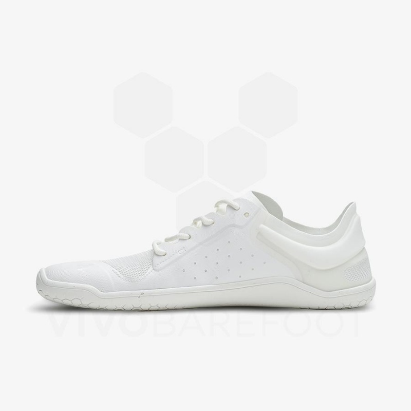 Vivobarefoot Primus Lite III Women's Road Running Shoes White | SG219BA