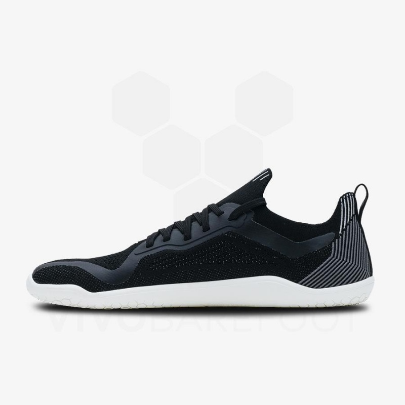 Vivobarefoot Primus Lite Knit Women's Road Running Shoes Obsidian | SG217DO