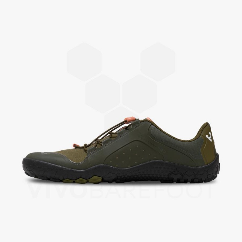 Vivobarefoot Primus Trail III All Weather FG Men's Training Shoes Dark Olive | SG323BA