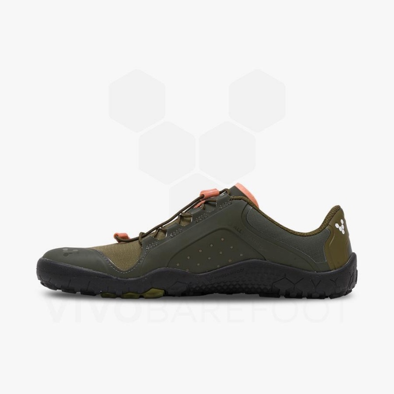 Vivobarefoot Primus Trail III All Weather FG Women's Training Shoes Dark Olive | SG167BA