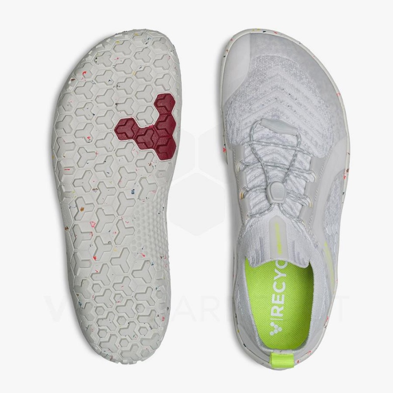 Vivobarefoot Primus Trail Knit FG Women's Trail Running Shoes White | SG203RX