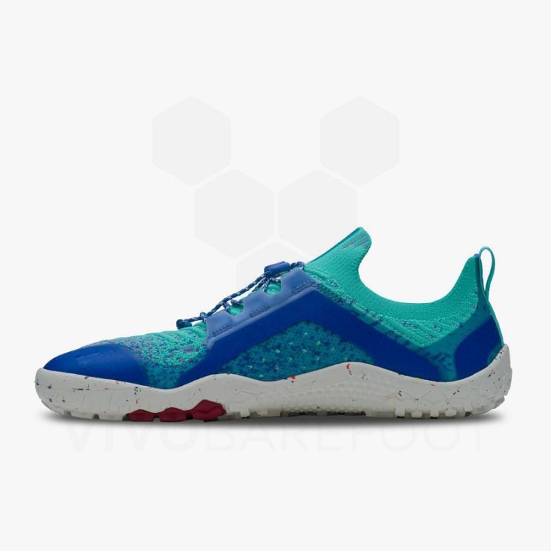 Vivobarefoot Primus Trail Knit FG Women's Training Shoes Blue | SG160IR