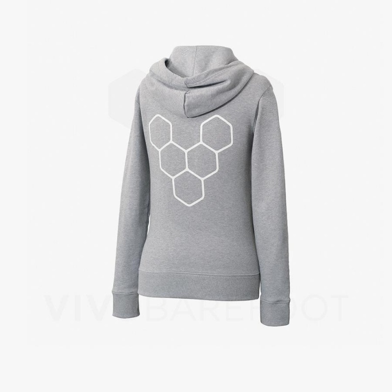 Vivobarefoot Rapanui Sport Women's Hoodie Grey | SG089BA