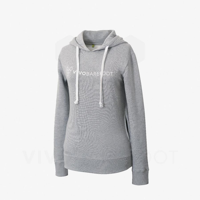 Vivobarefoot Rapanui Sport Women\'s Hoodie Grey | SG089BA