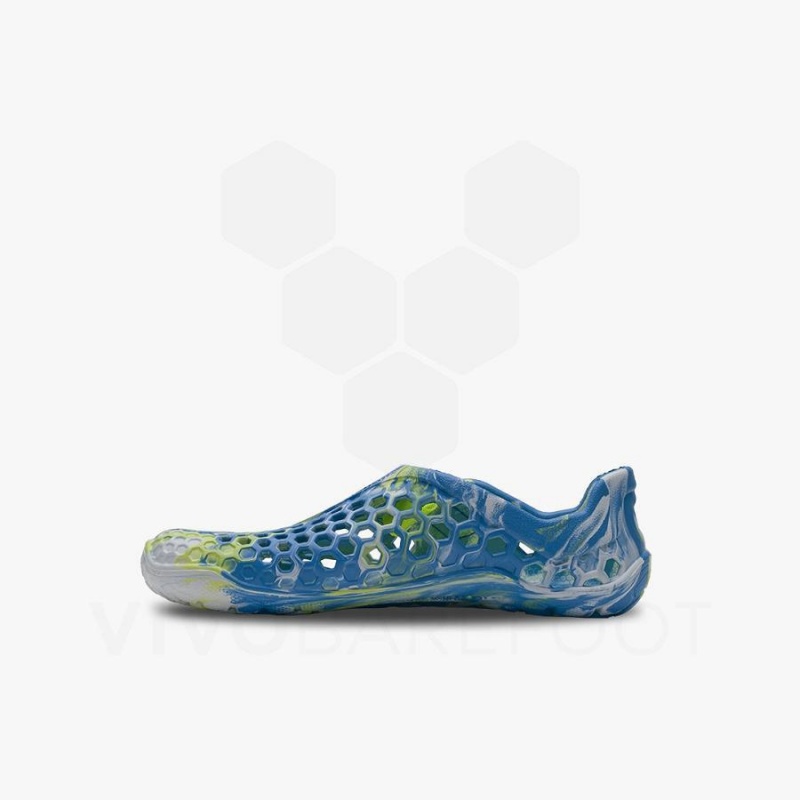 Vivobarefoot Ultra Bloom Kids' Sandals Blue Light Turquoise | SG004IR