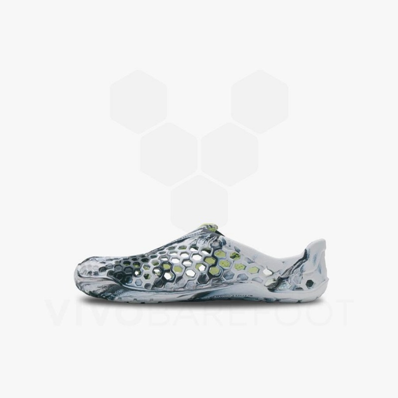 Vivobarefoot Ultra Bloom Kids' Sandals Obsidian / White | SG006GY